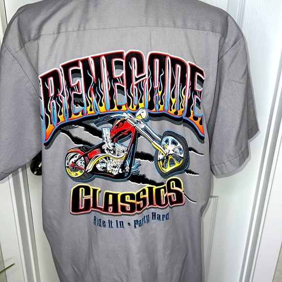 Dickies Renegade Classics Biker Shop Uniform Mechanic Motorcycle Shirt